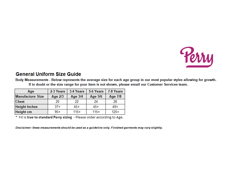 Sizing Guide